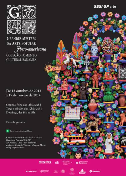 Exposição Grandes Mestres da Arte Popular Iberoamérica